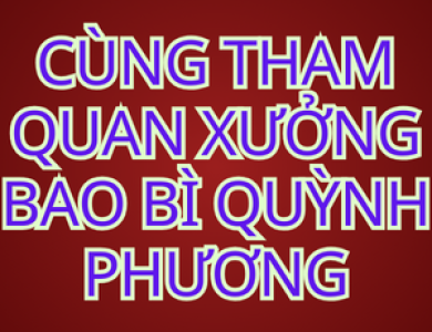 GIA CÔNG THEO YÊU CẦU - 0909 044 159 - BAO BÌ QUỲNH PHƯƠNG
